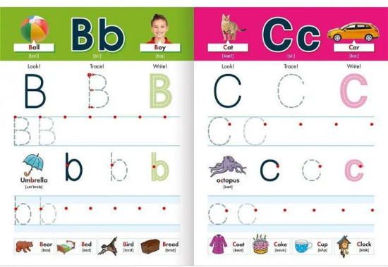 English. Пиши и стирай. Тетрадь для речевого развития. Английские буквы