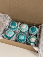 Набор елочных шаров ручной работы - Фото 2