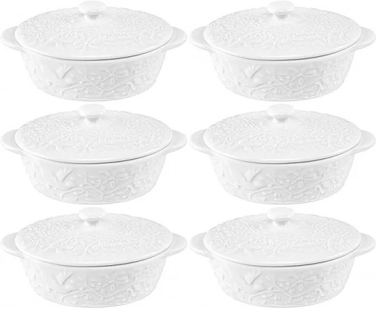 Набор жюльенниц-кокотниц с крышками «Райский сад»