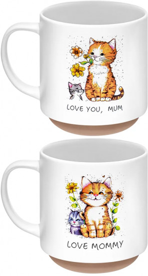 Набор кружек «Счастливый котенок»