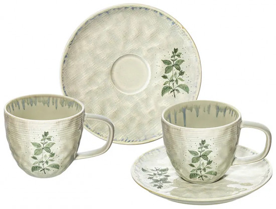 Набор чайных пар «Лимонная мята»