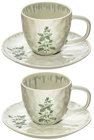 Набор чайных пар «Лимонная мята»