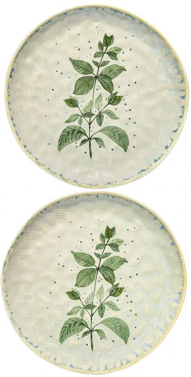 Набор тарелок «Лимонная мята»