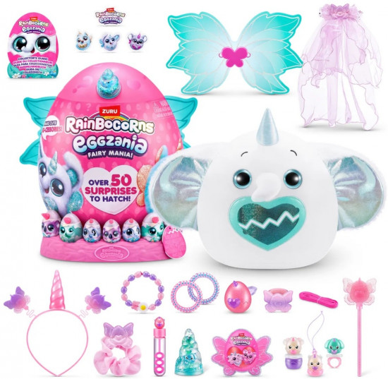 Игровой набор-сюрприз «Rainbocorns Eggzania Fairy Mania»