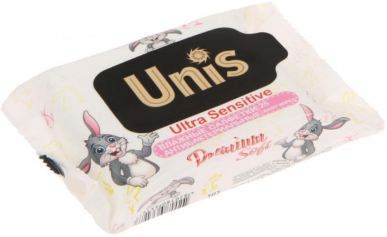 Салфетки влажные детские антибактериальные без запаха