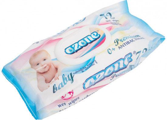 Салфетки влажные для детей с экстрактом календулы и витамина Е «Premium»