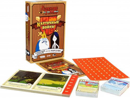Игра настольная «Карточные войны. Снежный король против Марселин»