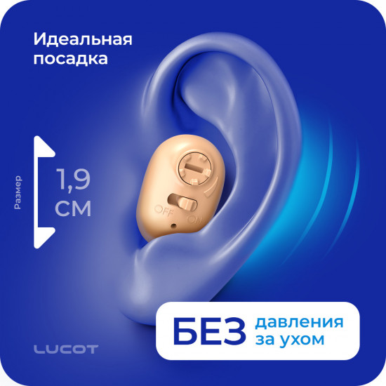 Cлуховой аппарат внутриушной Lucot ITC