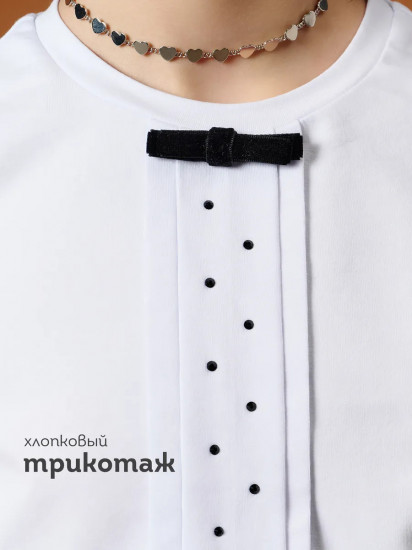 Лонгслив школьный для девочек