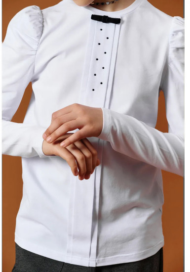 Лонгслив школьный для девочек