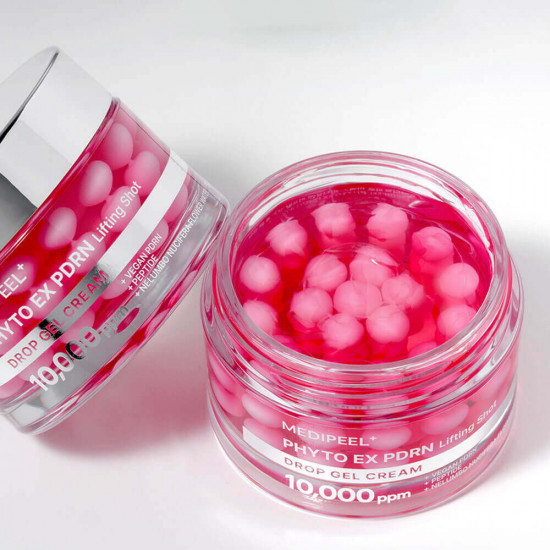 Капсульный крем для лица с пептидами, ПДРН и микроиглами «Phyto EX PDRN Lifting Shot Drop Gel Cream»