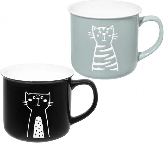 Набор кружек «Два кота»