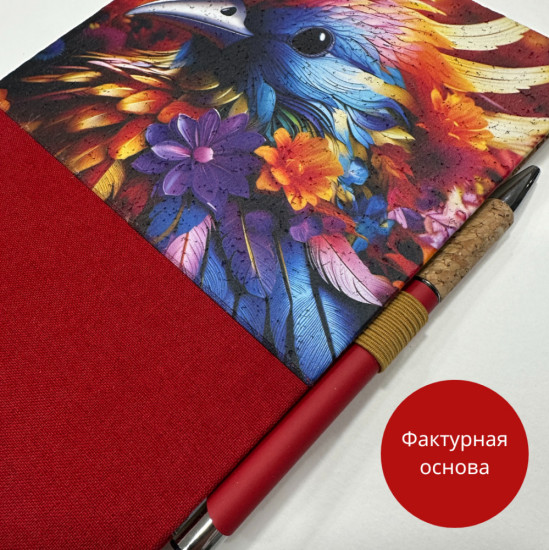 Ежедневник с дизайнерским принтом
