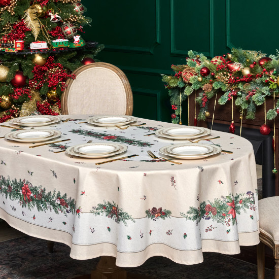 Скатерть овальная с люрексом «Celebration»