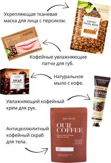 Подарочный набор уходовый «Кофейный»