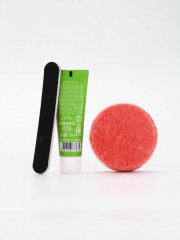 Подарочный набор в новогоднем носке «Дед Мороз» - Фото 5