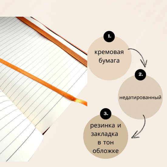 Ежедневник с дизайнерским принтом