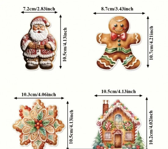 Набор елочных украшений «Пряничный домик»