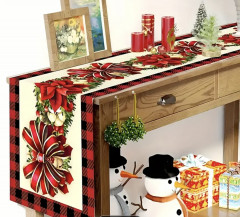 Новогодняя дорожка для стола «Рождественская звезда» - Фото 1