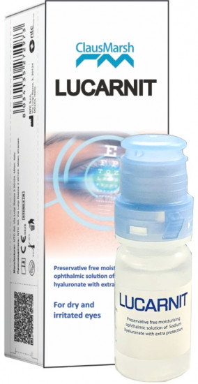Капли для сухих и раздраженных глаз «Лукарнит. Lucarnit»