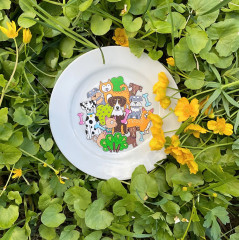 Тарелка для росписи «Собачки» - Фото 2