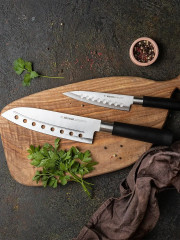 Нож сантоку с отверствиями «Keiko» - Фото 7