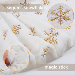 Новогодний коврик юбка под елку - Фото 2