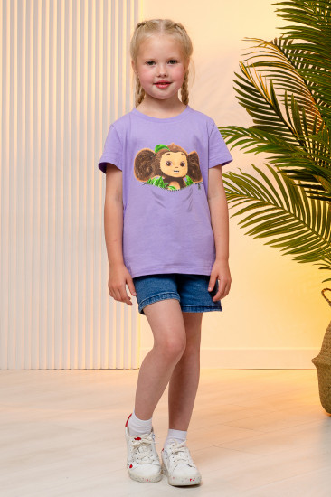 Футболка для девочек «Чебурашка»