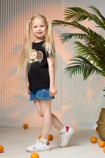 Футболка для девочек «Чебурашка»