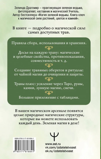 Магия трав и растений. Зелёное волшебство в твоих руках. Рецепты, свечи, лунные ритуалы