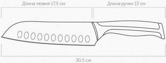 Нож сантоку «Ursa»