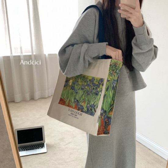 Сумка-шоппер женская «Ирисы»