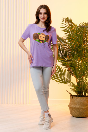 Футболка женская «Чебурашка»