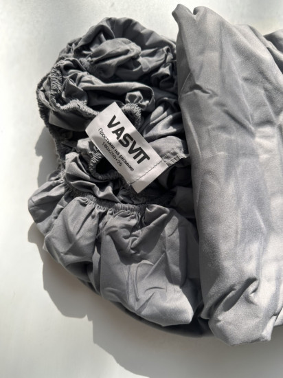 Простыня на резинке «Grey Night»