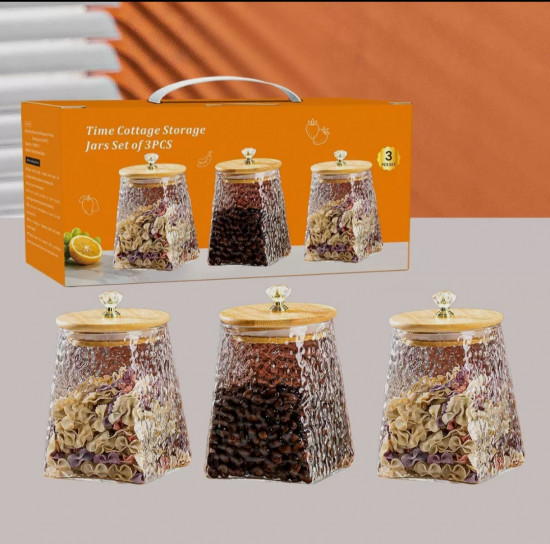 Набор стеклянных банок