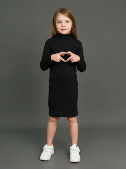 Повседневное платье-водолазка для девочек