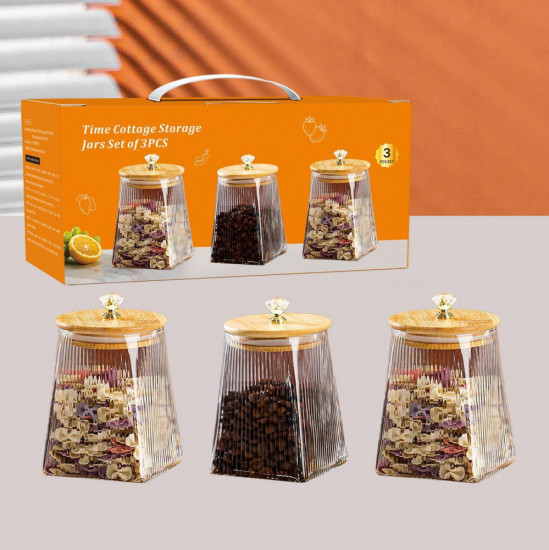 Набор стеклянных банок