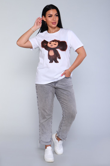 Футболка женская «Чебурашка»