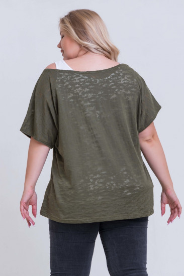 Футболка женская с майкой