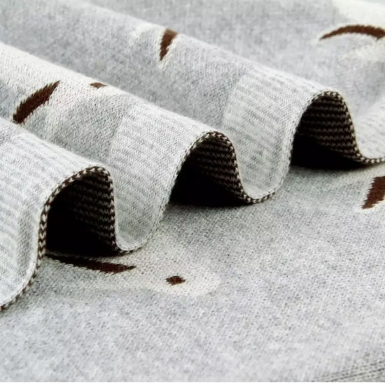 Одеяло-плед вязаное детское