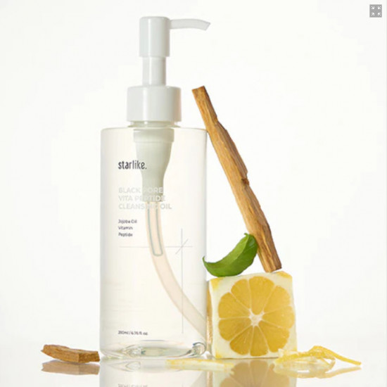 Пептидное гидрофильное масло для сужения пор «Black Pore Vita Peptide Cleansing Oil»