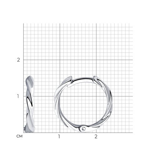 Серьги из серебра