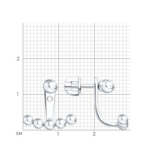 Серьги из серебра