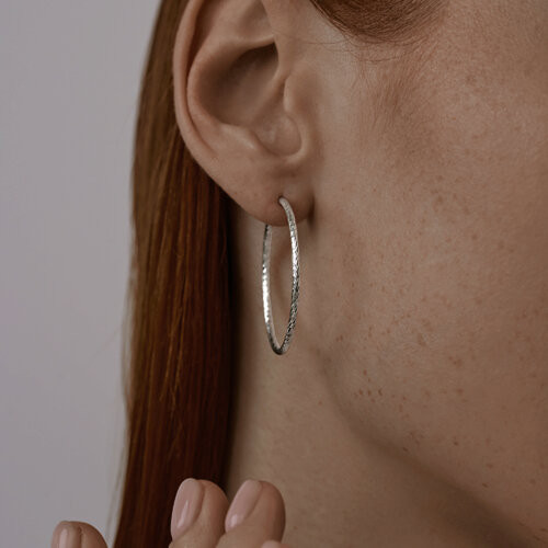 Серьги из серебра