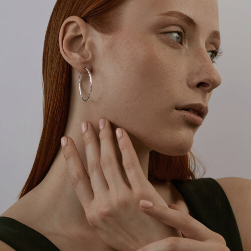 Серьги из серебра