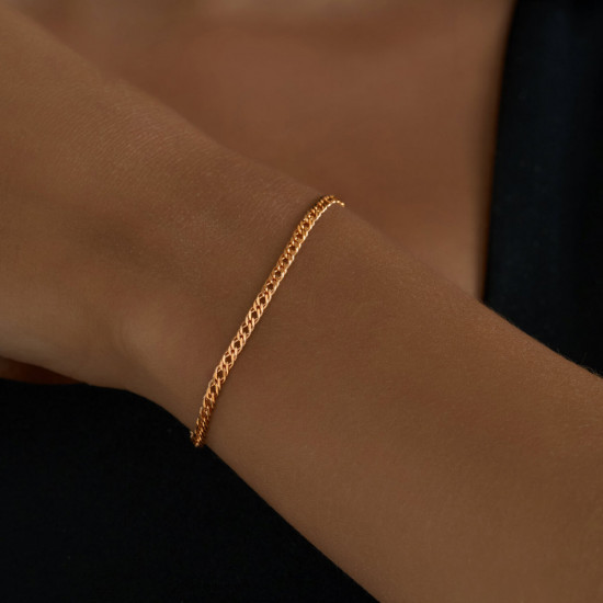 Браслет из золочёного серебра