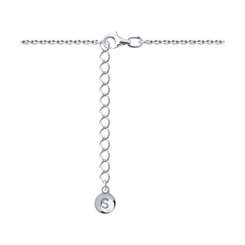 Колье из серебра с фианитами