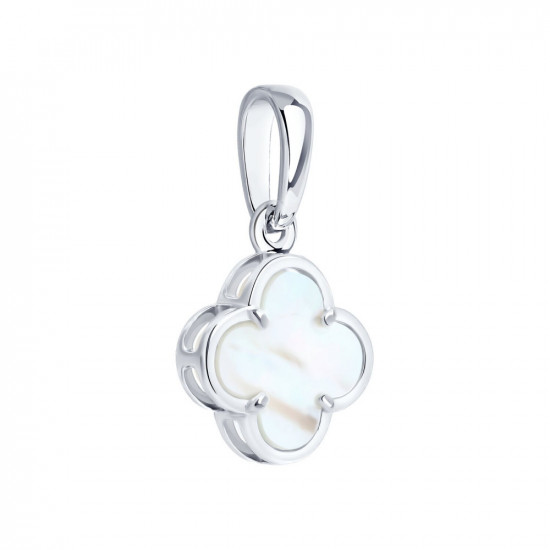 Подвеска из серебра с перламутром