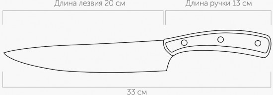 Нож поварской «Helga»