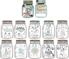 Набор раскрасок-открыток «Баночка» - Фото 1